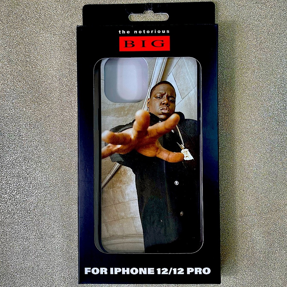 The Notorious Big - Biggie iPhone Case for iPhone 12 or 12 Pro!!!! NWT! Rare!